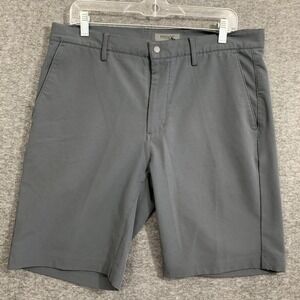 Proof Nomad Shorts Men's 34 Slate Gray Chino Huckberry 9" Inseam‎ Stretch Golf